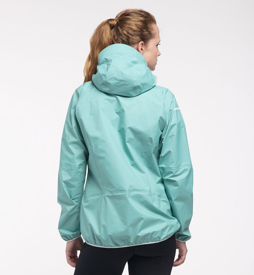 Haglöfs Womens L.I.M Comp Waterproof Jacket Green New Zealand 65489FWBK